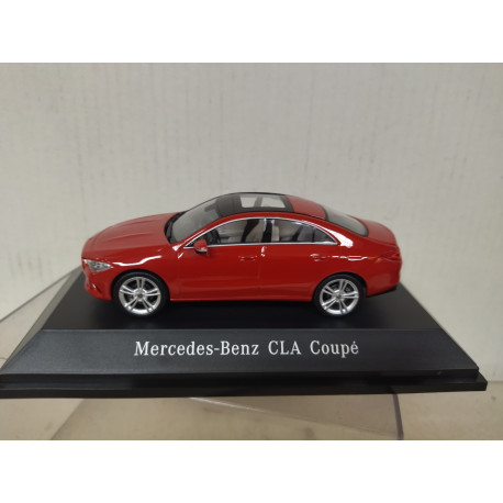 MERCEDES-BENZ C118 CLA-COUPE 2019 JUPITER RED 1:43 DEALER MINIMAX/SPARK
