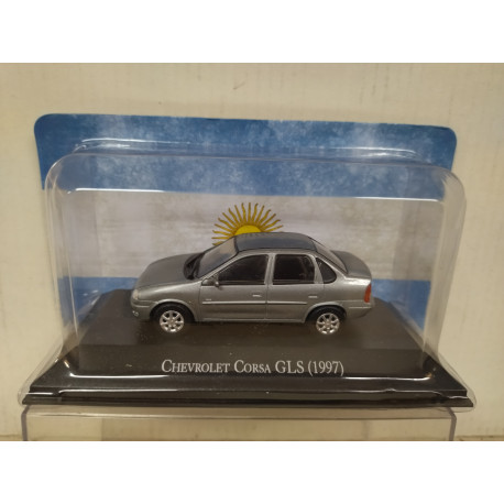 CHEVROLET CORSA 1997 GLS (OPEL CORSA B 5P) GRIS ARGENTINA 1:43 SALVAT IXO
