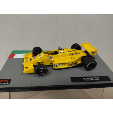 LOTUS 99T 1987 SATORU NAKAJIMA FORMULA F1 1:43 SALVAT IXO