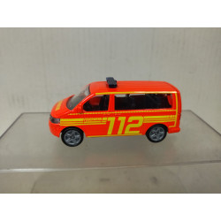 VOLKSWAGEN T5 FEUERWEHR FIRE 112 1:55/apx 1:64 SIKU 1547