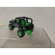 JEEP WRANGLER BIG WHEEL BIG FOOT BLACK/GREEN 1:55/apx 1:64 SIKU 1554