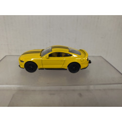 FORD MUSTANG GT YELLOW/BLACK 1:55/apx 1:64 SIKU 1530 NEW CARD