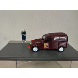 CITROEN 2CV FOURGONNETTE FELIX POTIN 1:43 ATLAS ELIGOR