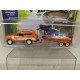 INTERNATIONAL SCOUT II 1979 ORANGE + TRAILER + BOAT 1:64 JOHNNY LIGHTNING