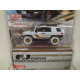 TOYOTA FJ CRUISER 2007 WHITE WHEELS WHITE/GOLD 1:64 JOHNNY LIGHTNING