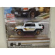 TOYOTA FJ CRUISER 2007 WHITE WHEELS BLACK/GOLD 1:64 JOHNNY LIGHTNING