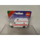 MERCEDES-BENZ SPRINTER (NO LICENCE) AMBULANCE WHITE RED CROSS apx 1:64 SIKU 805