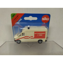MERCEDES-BENZ SPRINTER (NO LICENCE) AMBULANCE 144 apx 1:64 SIKU 805