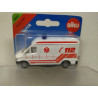 MERCEDES-BENZ SPRINTER (NO LICENCE) AMBULANCE 112 WHITE apx 1:64 SIKU 805