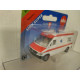 MERCEDES-BENZ SPRINTER (NO LICENCE) AMBULANCE 144 SWISS apx 1:64 SIKU 814