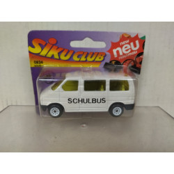 VOLKSWAGEN T4 TRANSPORTER SCHULBUS /apx 1:64 SIKU 824 BOX
