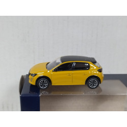 PEUGEOT 208 2019 YELLOW apx 1:64 NOREV 3 INCHES (7,5cm)
