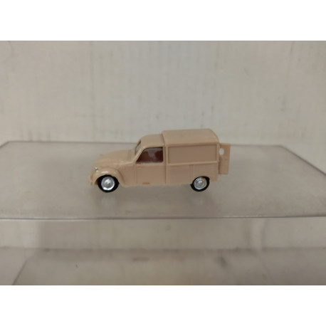CITROEN 2CV FURGONETA BEIGE 1:87 H0 EKO SUCIO/DIRTY