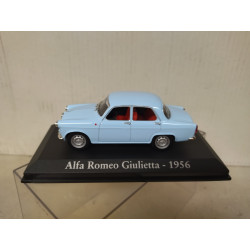 ALFA ROMEO GIULIETTA 1956 BLUE LIGHT 1:43 RBA IXO HARD BOX