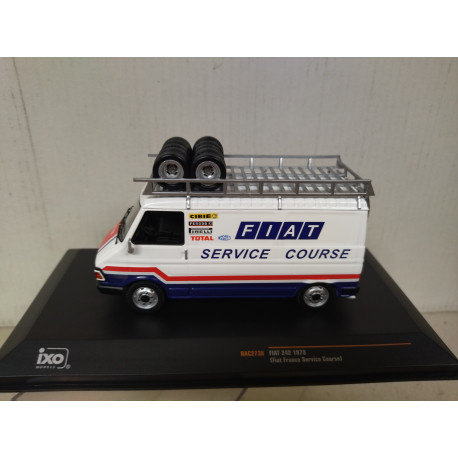 FIAT 242 1979 FIAT FRANCE SERVICE CORSE ASSISTANCE RALLY 1:43 IXO RAC273X