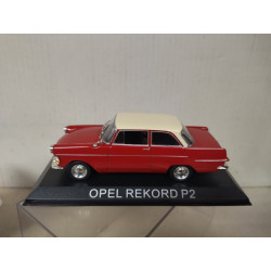 OPEL REKORD P2 RED/WHITE 1:43 DeAGOSTINI IXO