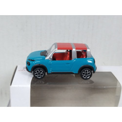 CITROEN E-MEHARI 2016 BLUE/GREEN apx 1:64 NOREV 3 INCHES (7,5cm)