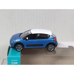 CITROEN C3 2016 BLUE/WHITE apx 1:64 NOREV 3 INCHES (7,5cm)