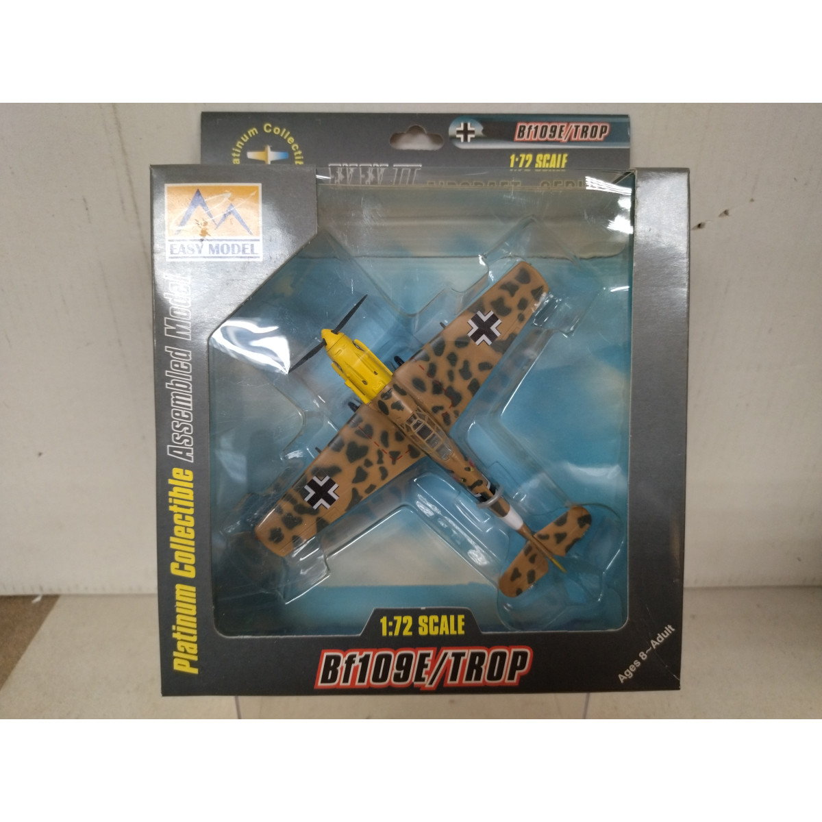MESSERSCHMITT Bf109 E/TROP 2/JG27 GERMANY WW 2 1:72 EASY MODEL 37278 ...