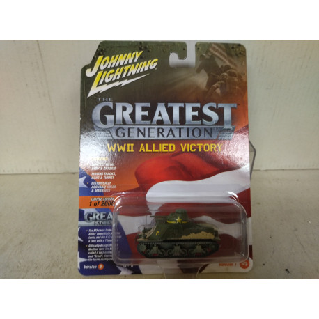M3 LEE TANK GREATEST GENERATION WW 2 1:87/apx 1:64 JOHNNY LIGHTNING