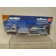 SCANIA LOW LOADER + HELICOPTER POLIZEI apx 1:64 SIKU 1610
