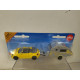 VOLKSWAGEN NEW BEETLE CABRIOLET + CARAVAN 1:55/apx 1:64 SIKU 1629
