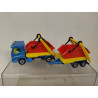 CAMION/TRUCK PORTACONTENEDOR + TRAILER apx 1:64 SIKU 1695
