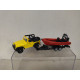 JEEP WRANGLER YELLOW + BOOT/LANCHA 1:55/apx 1:64 SIKU 1658