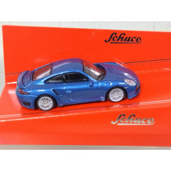 PORSCHE 911(991) TURBO BLUE 1:64 SCHUCO