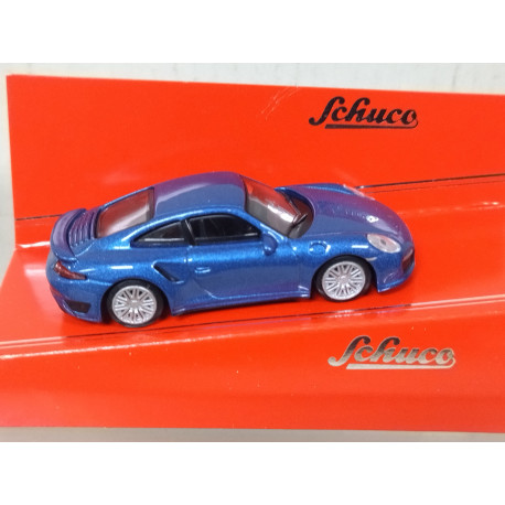 PORSCHE 911(991) TURBO BLUE 1:64 SCHUCO