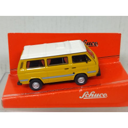 VOLKSWAGEN T3 CAMPER YELLOW 1:64 SCHUCO
