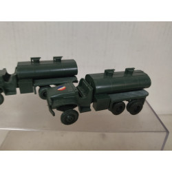 LOTE 2 X CAMION/TRUCK TANKER MILITAR 1:87 H0 ROCO DESGUACE/ROTO/NO BOX