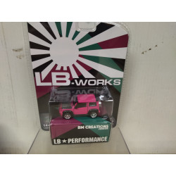 SUZUKI JIMNY/SIERRA JB74 PINK LB-WORKS 1:64 BM CREATIONS