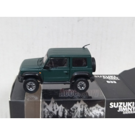 SUZUKI JIMNY/SIERRA JB74 GREEN W/ACCESSORY LHD 1:64 BM CREATIONS