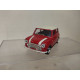 AUSTIN MORRIS MINI RED/WHITE 1960 1:43 SOLIDO HACHETTE/SALVAT USADO/EX PRIVADO