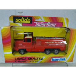 BERLIET GBC 34 CAMIVA LANCE MOUSSE FIRE PARIS 1:50 SOLIDO 351