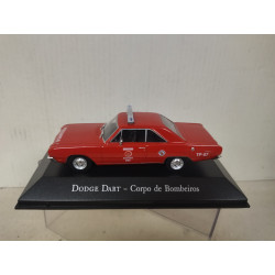 DODGE DART BOMBEIROS BRAZIL FIRE 1:43 DeAGOSTINI IXO