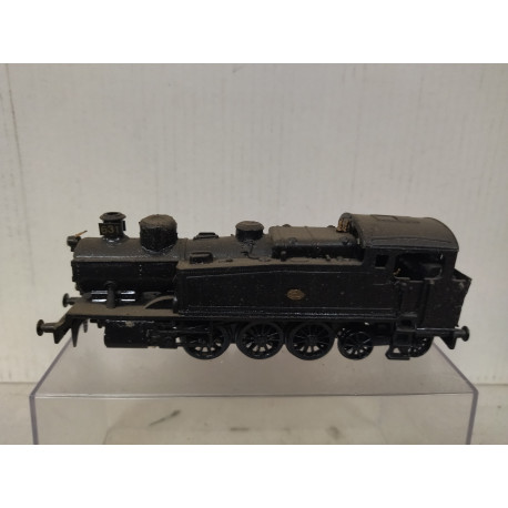 LOCOMOTORA NEGRA ARTESANAL ESTATICO (2) 1:87 H0 SUCIO/DESGUACE