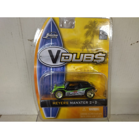 VOLKSWAGEN MEYERS MANXTER 2+2 GREEN V-DUBS 1:64 JADA