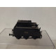 TENDER NEGRO 1985 ARTESANAL ESTATICO 1:87 H0 SUCIO/DESGUACE