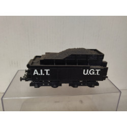 TENDER AIT UGT REPINTADO ARTESANAL 1:87 H0 SUCIO/DESGUACE