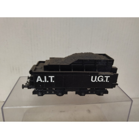 TENDER AIT UGT REPINTADO ARTESANAL 1:87 H0 SUCIO/DESGUACE
