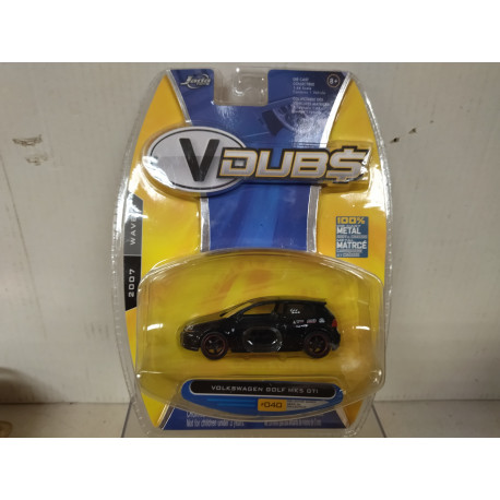 VOLKSWAGEN GOLF 5 BLACK V-DUBS 1:64 JADA