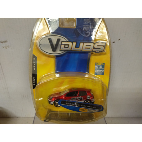VOLKSWAGEN GOLF 5 BORJA RED V-DUBS 1:64 JADA