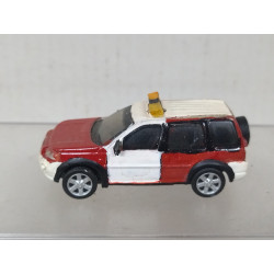 LAND ROVER FREELANDER BOMBEROS BCN REPINTADO/DESGUACE 1:72 HONGWELL