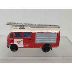 MERCEDES-BENZ B-51 BOMBEROS 080 REPINTADO/DESGUACE 1:87 H0 TRANSKIT ARTESANAL