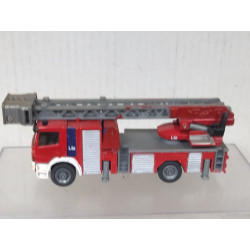 MERCEDES-BENZ L51 ESCALERA BOMBEROS REPINTADO/DESGUACE apx 1:64 SIKU 1841