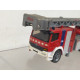 MERCEDES-BENZ L51 ESCALERA BOMBEROS REPINTADO/DESGUACE apx 1:64 SIKU 1841