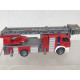 MERCEDES-BENZ L51 ESCALERA BOMBEROS REPINTADO/DESGUACE apx 1:64 SIKU 1841