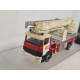 CAMION ESCALERA 080 BOMBEROS REPINTADO/DESGUACE 1:80/apx 1:64 HONGWELL